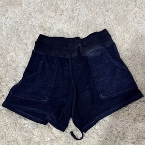 Women's Navy Blue Casual Shorts